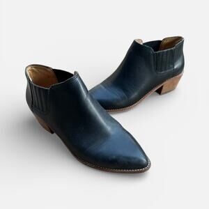Madewell Sonia Black Chelsea Ankle Bootie size 7